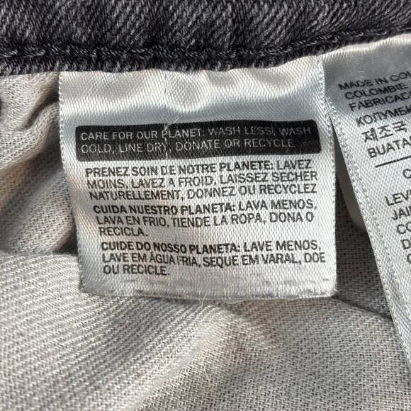 Levi's 559 Jeans Men's 34x32 Black Denim Faded Straight Leg Casual / Work - Picture 11 of 16